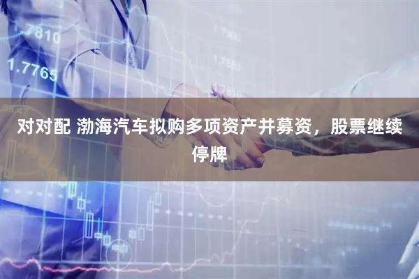 对对配 渤海汽车拟购多项资产并募资，股票继续停牌
