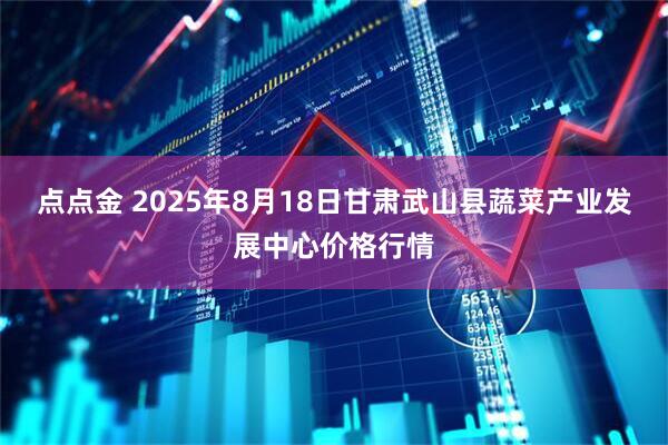点点金 2025年8月18日甘肃武山县蔬菜产业发展中心价格行情
